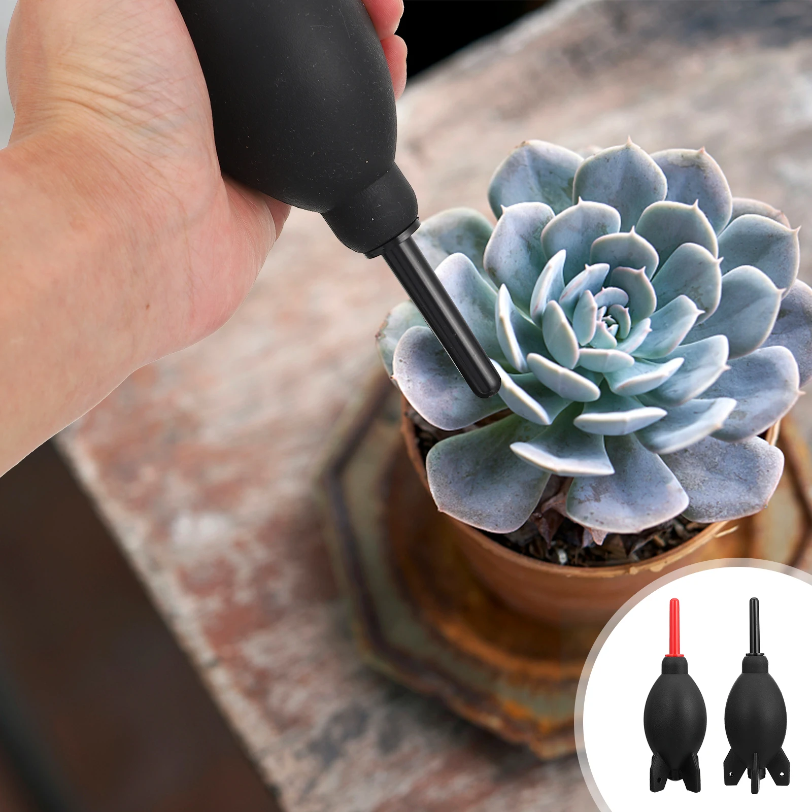 

2Pcs Useful Camera Air Blower Dust Cleaner Blower Device Ergonomic Design Durable Safe Long Time Use Rockets Camera Air