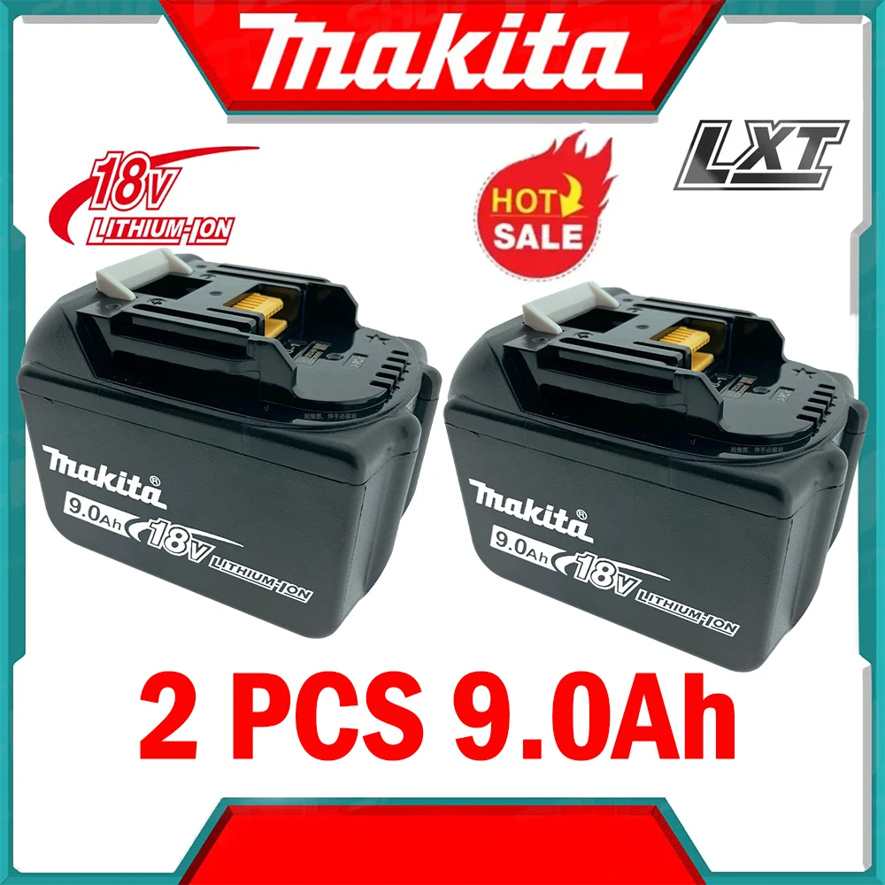 

for Makita 18V Battery 9A Rechargeable Battery 18650 Lithium-ion Cell Suitable For Makita Power Tool BL1860 BL1830 BL1850 LXT400