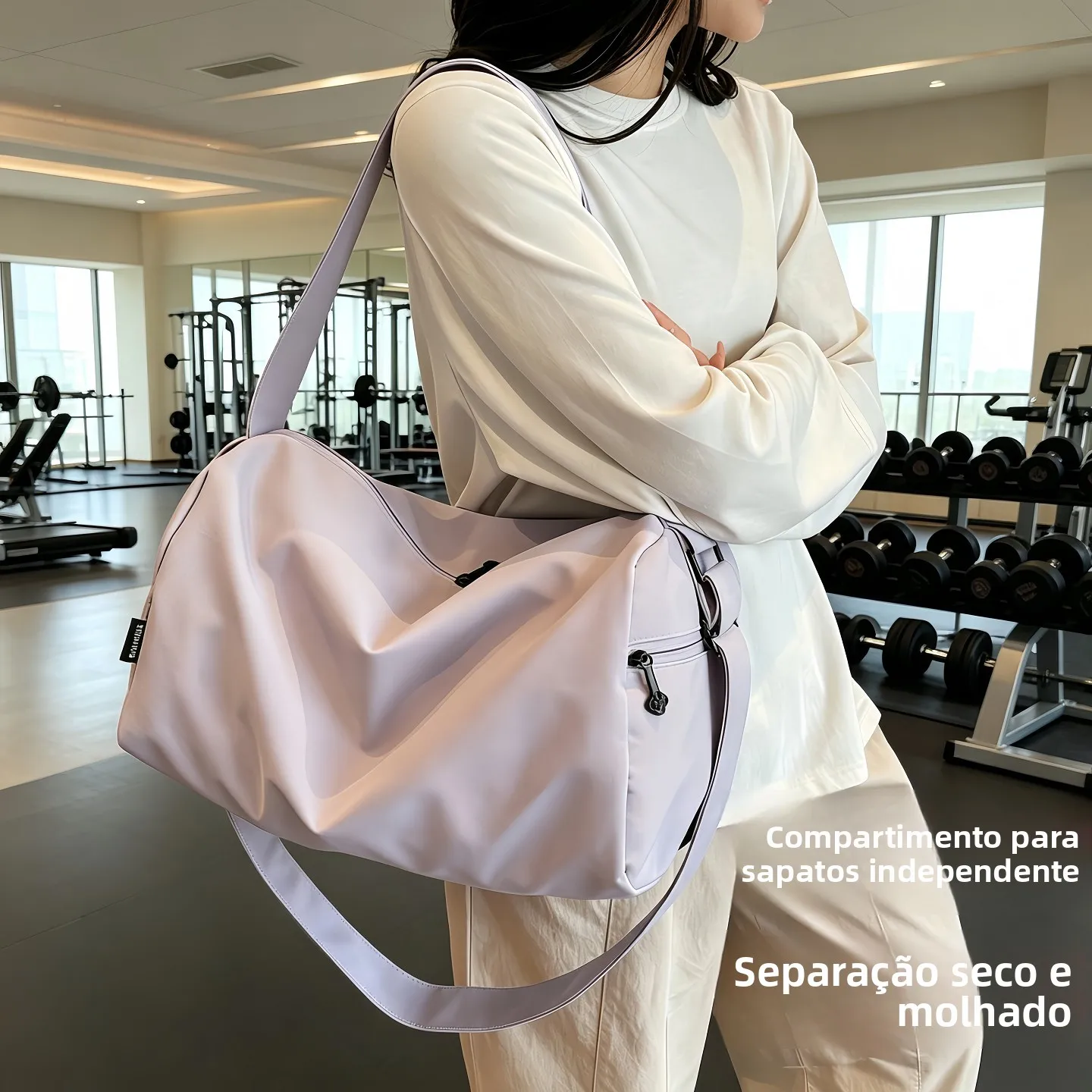 large-capacity-fitness-yoga-bag-women's-sports-swimming-storage-bag-wet-and-dry-separation-design-suitable-for-girls-travel-bag