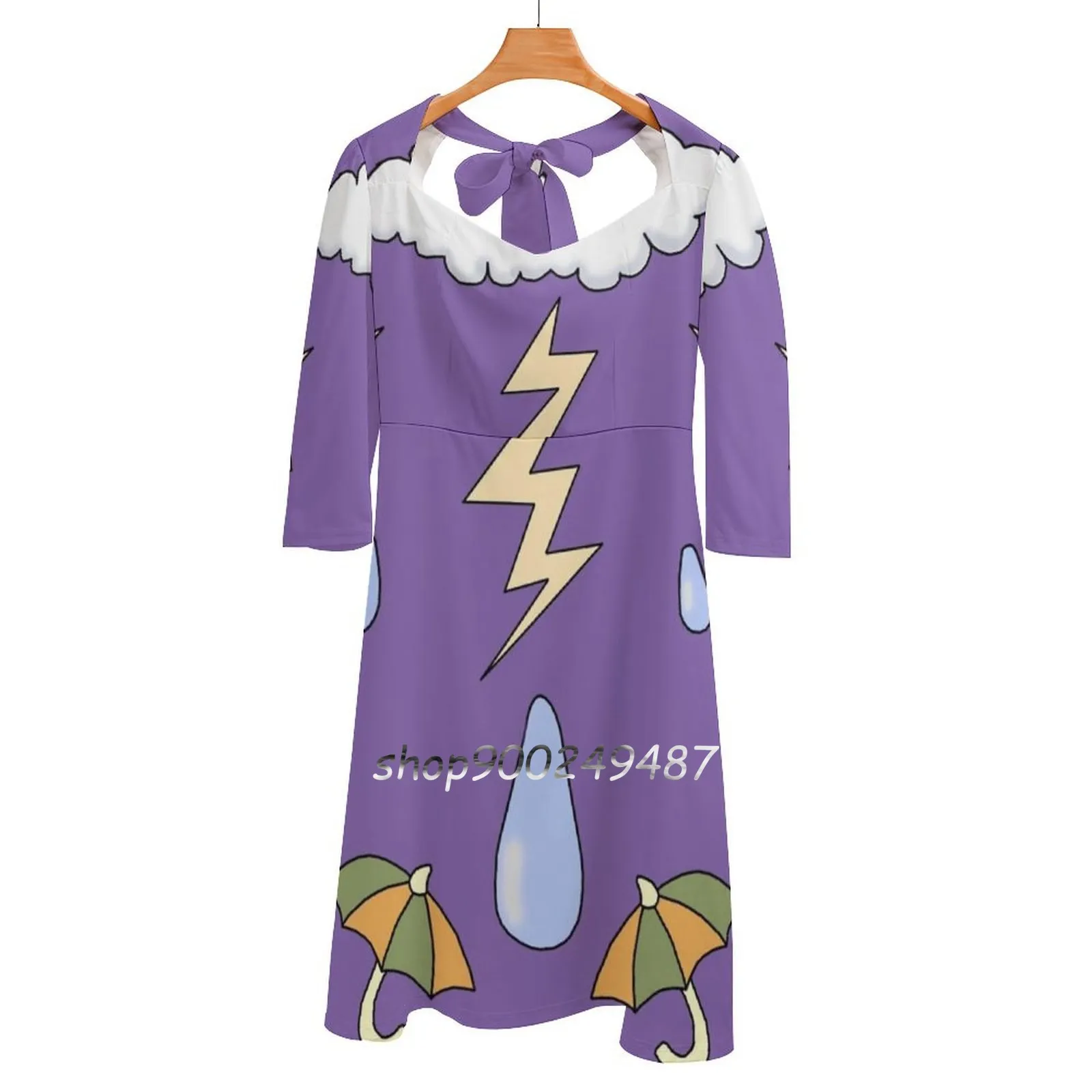 

Miss Frizzle Weather Sweetheart Knot Flared Dress Fashion Design Large Size Loose Dress Miss Frizzle Magic School Bus Teacher