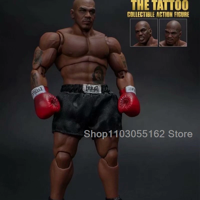 Final Round Mike Tyson Action Figure 3 Head Face Storm Toys Boxing Boxer Champion Mike Tyson Collectible Model Toy Gift