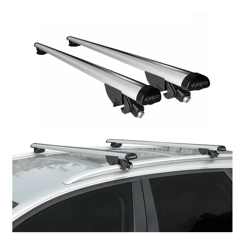 220 Lbs Roof Rack Cross Bars For BMW X3 F25 2011-2017 Alu Silver 2pcs