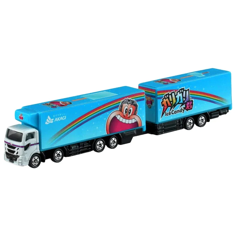 TAKARA TOMY diecast alloy model 123 Gari Jun long transport truck, children's collection decorative toys, children's gifts.