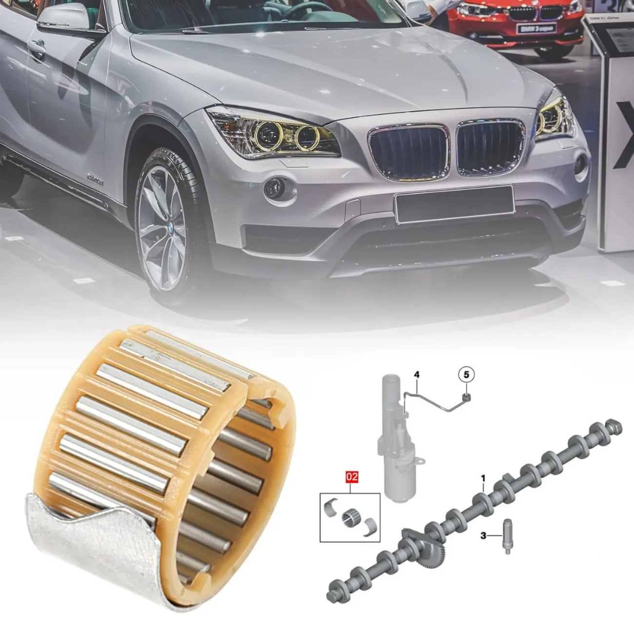 

Engine Eccentric Shaft Camshaft Needle Roller Bearing 11377615379 for BMW 1/2/3/4/5/6/7 Series E87 F20 F34 E90 X1 X3 X4 X5 Z4