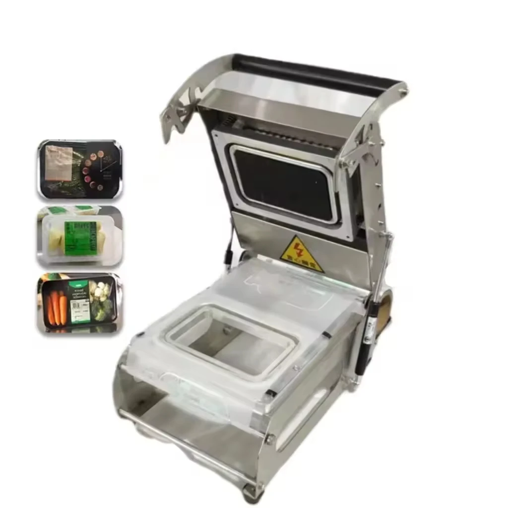 YT-180X piccola macchina commerciale per sigillare la pressione manuale, macchina confezionatrice semiautomatica per fast food per alimenti