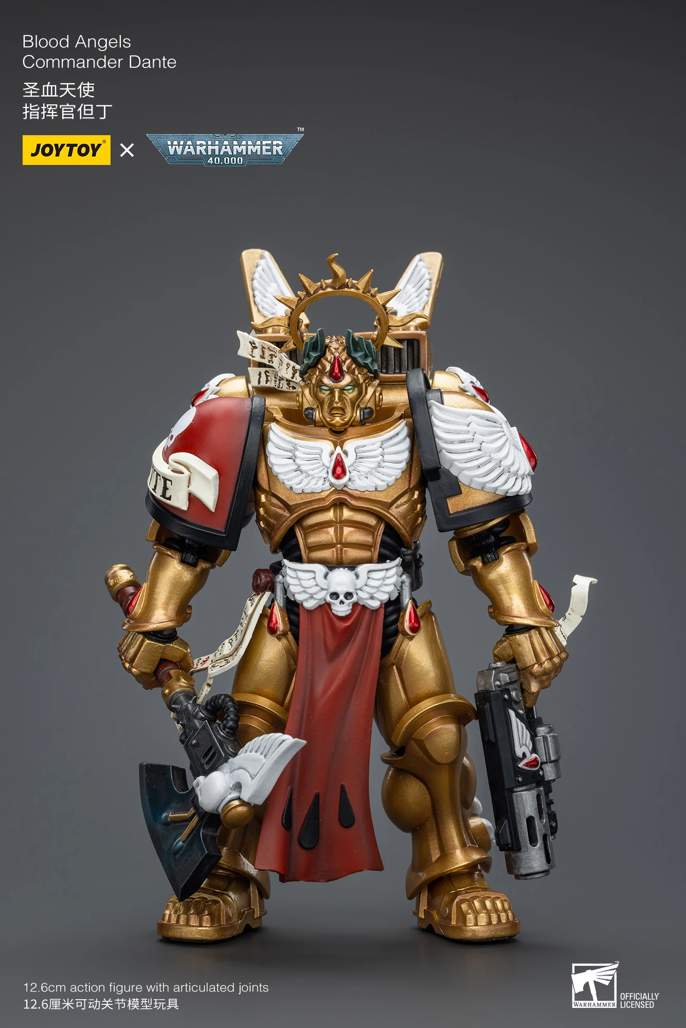 

JOYTOY 1/18 Фигурка 40K Blood Angels Commander Dante, повторная версия, игрушка