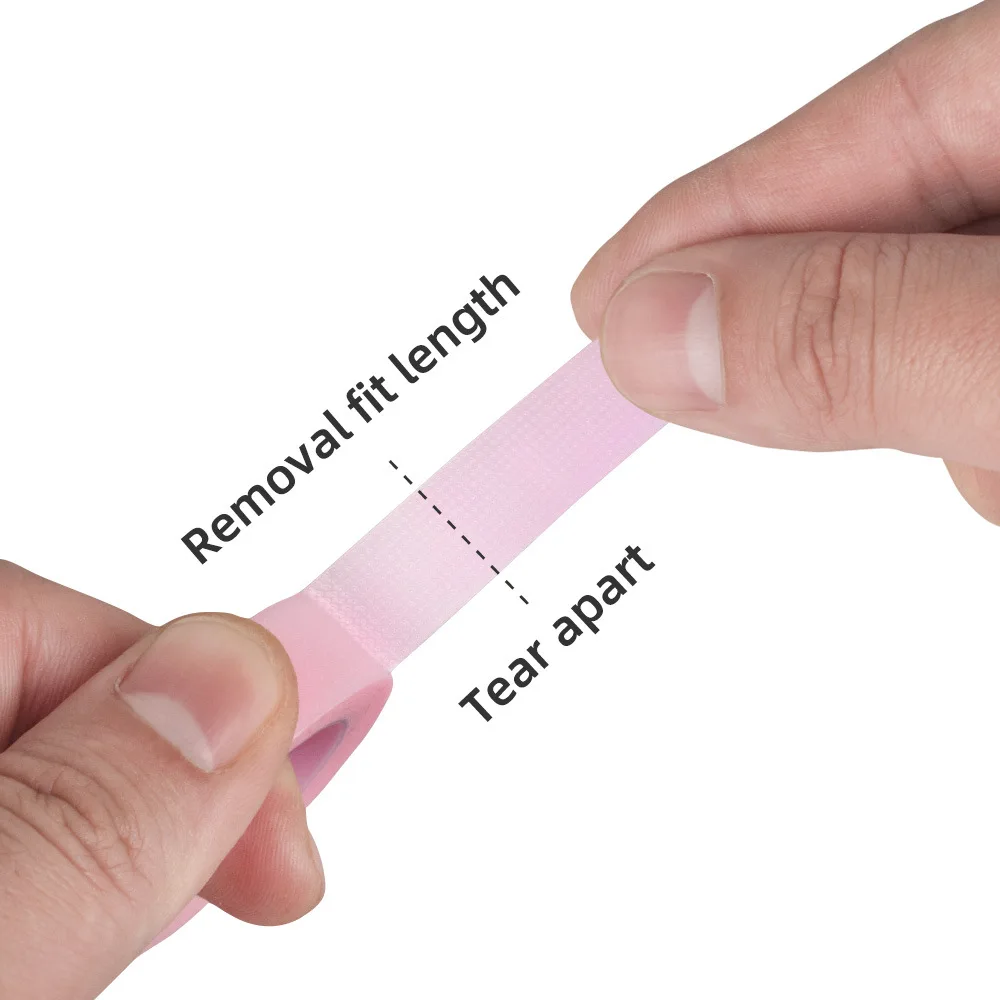 1 rotolo di nastro per estensione ciglia strumenti adesivi PE sotto cuscinetti per occhi per ciglia microporose forniture per innesto nastri per sollevamento ciglia