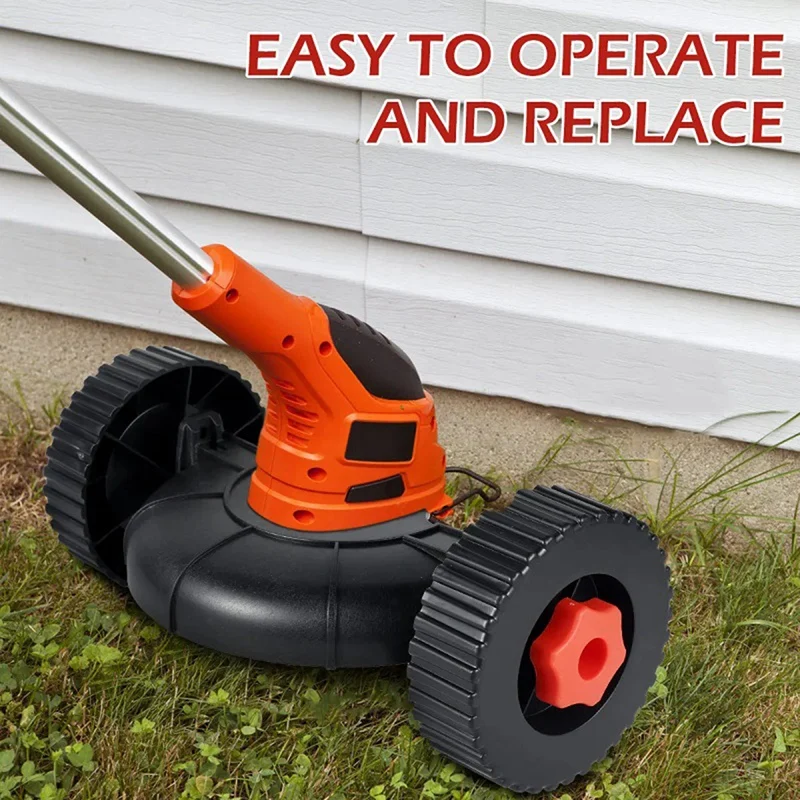 Grass Trimmer Lawn Mower Support Wheel Trimmer Support Wheel Construction  For Weed Trimmer For Outdoor Garden Supplies