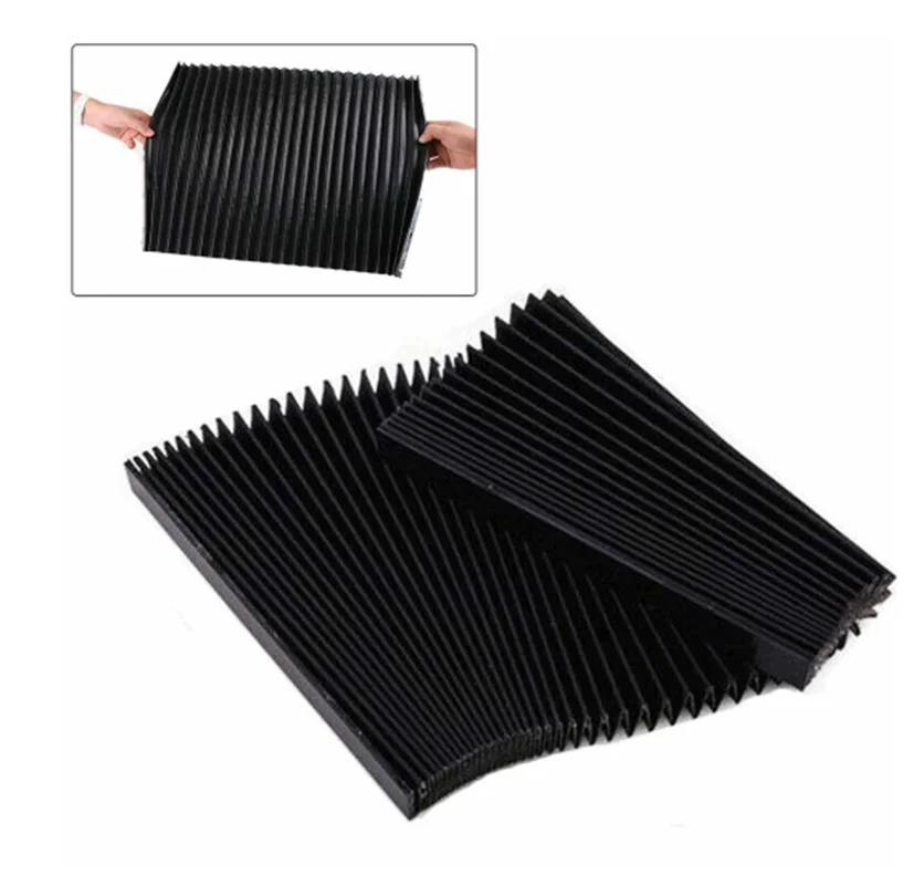 High Quality1pc Protective Flat Accordion Bellows Dust Cover 150cm CNC Milling Engraver Machine Accessories