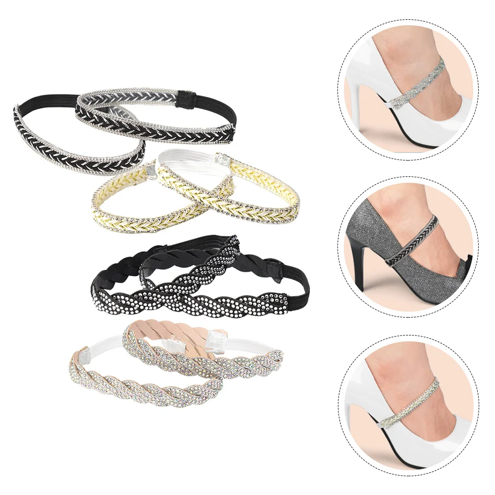 

Adjustable Heel Straps For Women Anti-Slip Shoe Bands High Heel Accessories Replacement Fixing Strap Daily Use