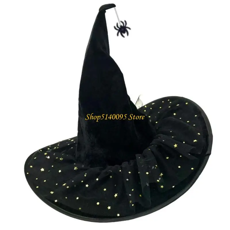 

DXAE шляпа волшебника на Хэллоуин, нарядная шляпа, костюм ведьмы, аксессуар для женщин и мужчин, косплей