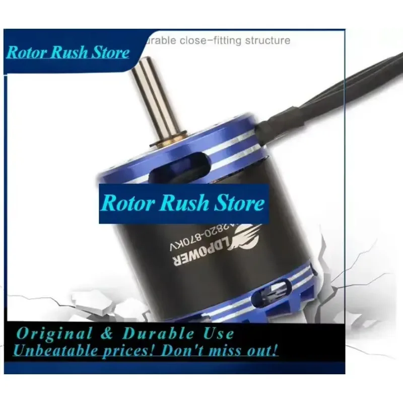 RoRuSLD-Power FA2820-1100KV Brushless Motor For Fixed Wing Aircraft CW CCW Bimotored Gemini Volantex 1600mm Dual Motor Airplane