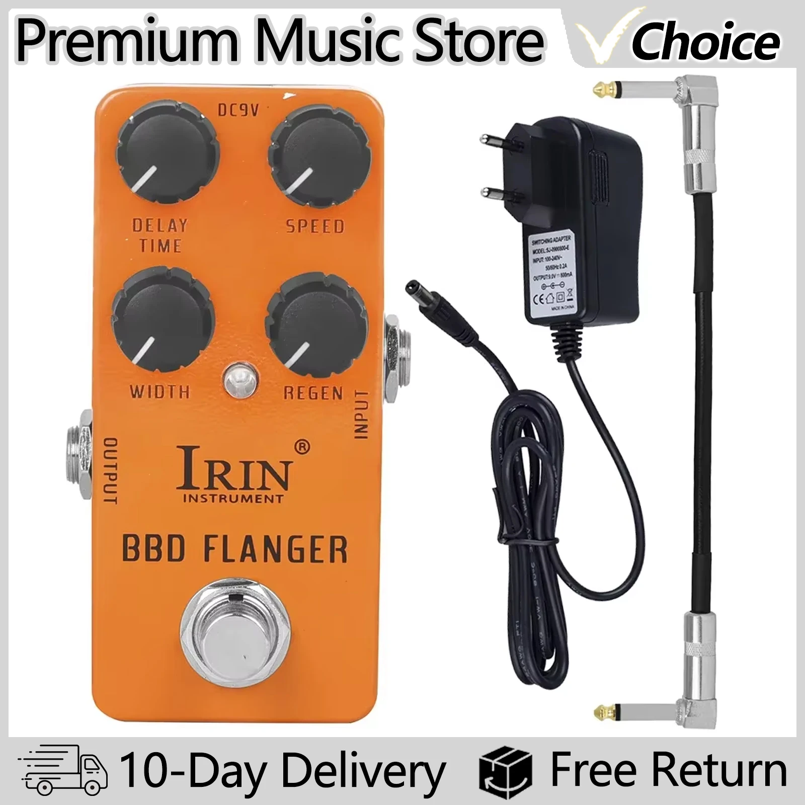 

Пористый эффект для электрогитары Bbd Flanger, педаль с эффектами True Bypass, мини-педаль для гитары, аксессуары и запчасти