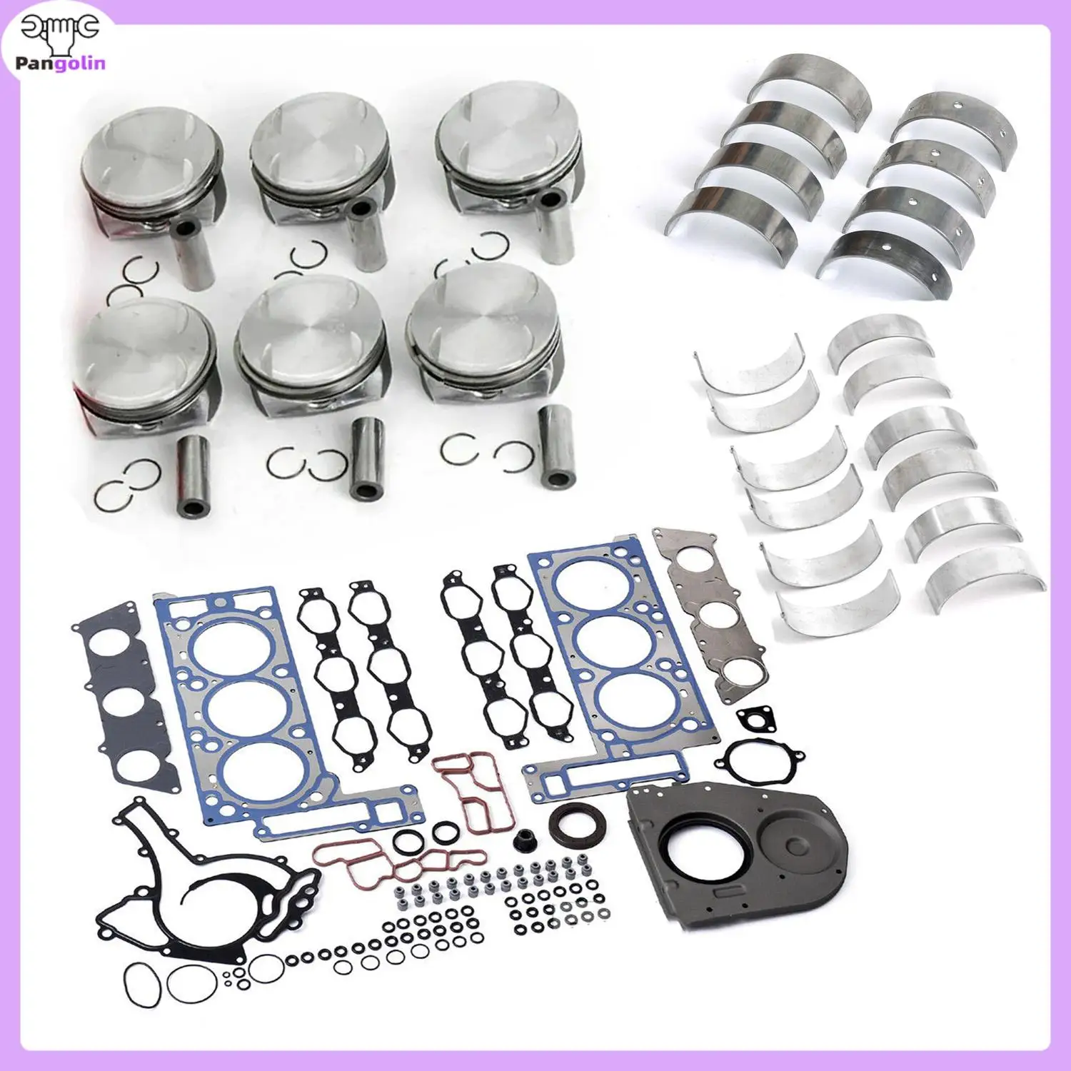 

M272 New Engine Overhaul Rebuilding Kit For Mercedes-Benz CLS350 C350 E350 GL450 3.5L V6 M272 W203 W204 W211 W212 W166 W221 3.5L