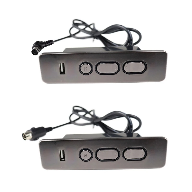 

Выключатели мощности для кресел с USB-портом для зарядки, переключатели для кресел с электрическим диваном, контроллер подъема стула, сменная кнопка 448A