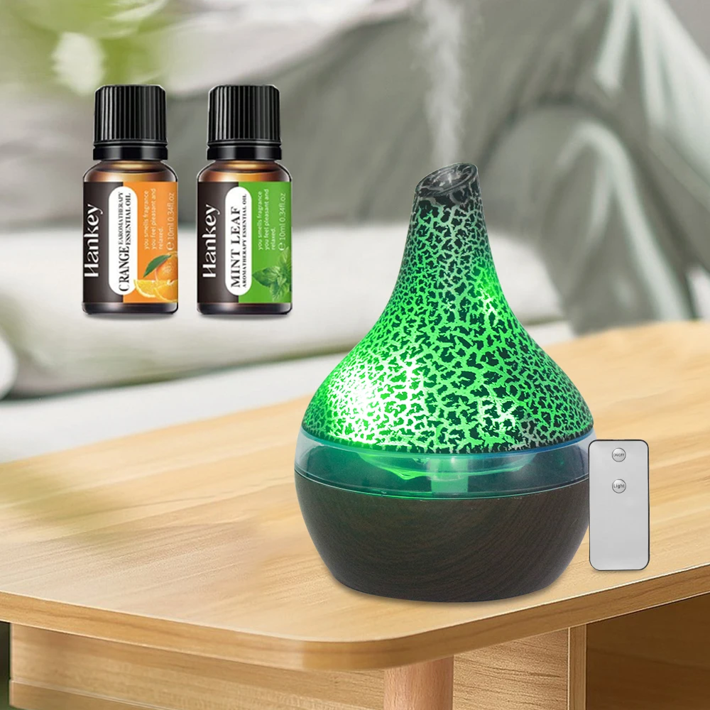 

For Home Ultrasonic Aromatherapy Humdifier 7 Colors LED Diffuser with Remote Controller , 2 Essential Oils Included