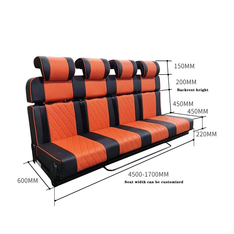 RV Swivel Seat, Hot Selling High Quality Folding Leather RV Seat Comfortable Foldable Reversing Bed