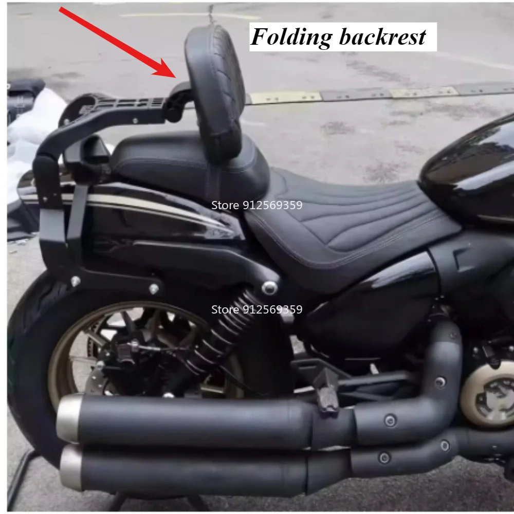 FOR VOGE CU250 CU-250 CU 250 Folding backrest luggage rack and tailstock for