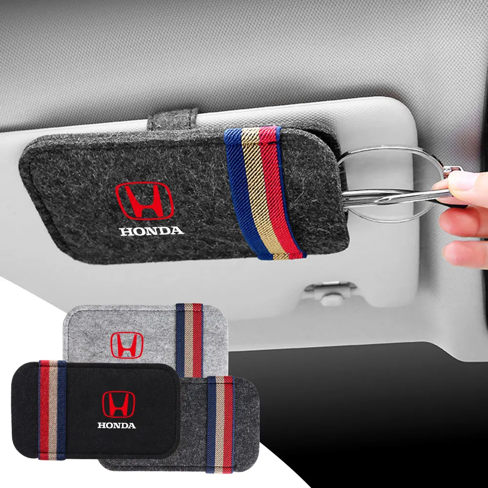 سيارة Stying شعار النظارات الشمسية المنظم حقيبة النظارات الداخلية تنظيم حامل لهوندا موجين إلهام XR-V CR-V UR-V CR-Z صالح نوع R