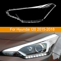 Auto Head Light Lamp Case For Hyundai I20 2015-2018 Lens Shell Headlamp Mask Car Front Headlight Cover Lampshade Caps Clear Case