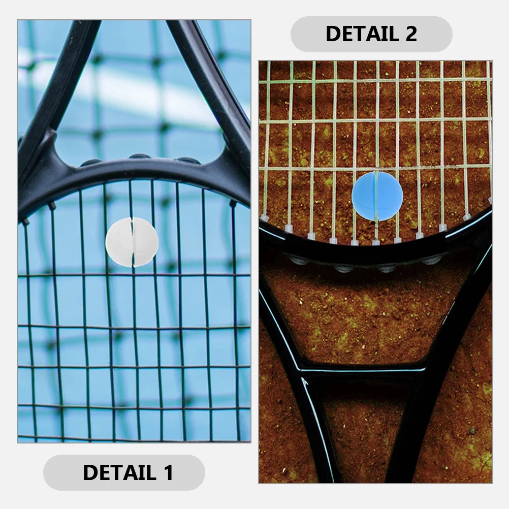 

2 Pcs Racket Vibration Dampener for Tennis Plastic Damper Anti Dampeners Rackets Racquet