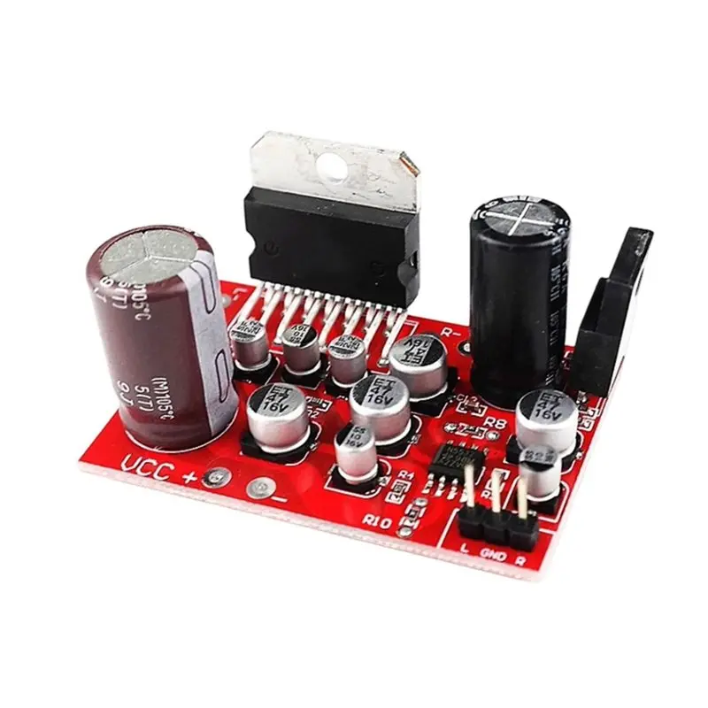 【Shop Now】TDA7379 High-Power Audio Amplifier Chip Module DC9-17V 39W X 39W Power Stage Pre Amp AD828 Preamplifier
