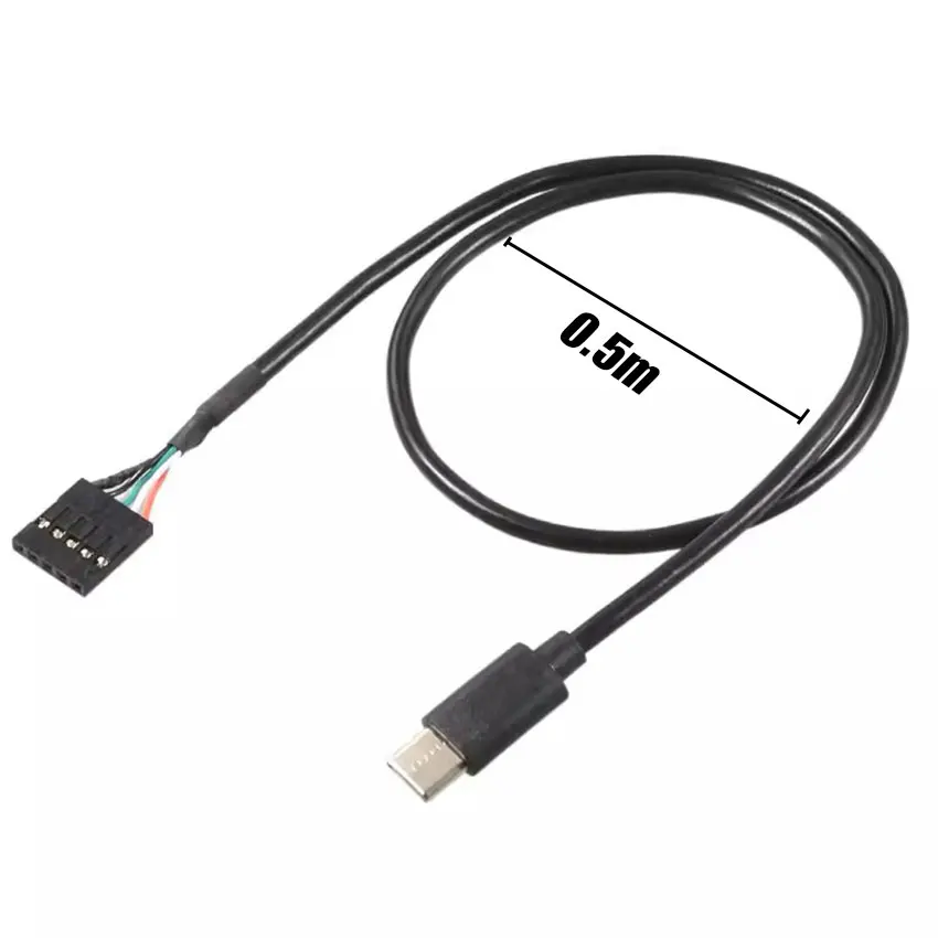1/3/5 Uds placa base 5P/9P Dupont 2,54 a cable terminal Android tipo C
