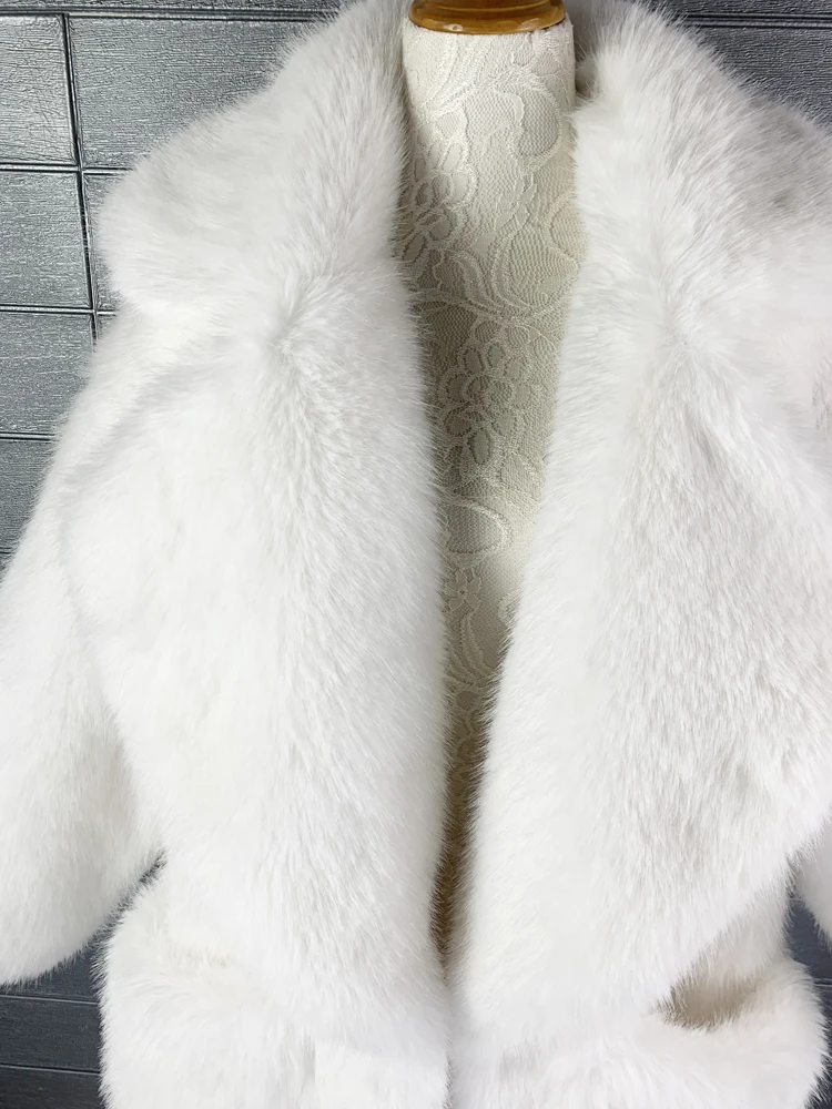 Lautaro Winter Long Oversized Pink Thick Warm Soft Shaggy Fluffy Faux Fur Coat Women Pockets Lapel Loose Sweet Cute Fashion 2022