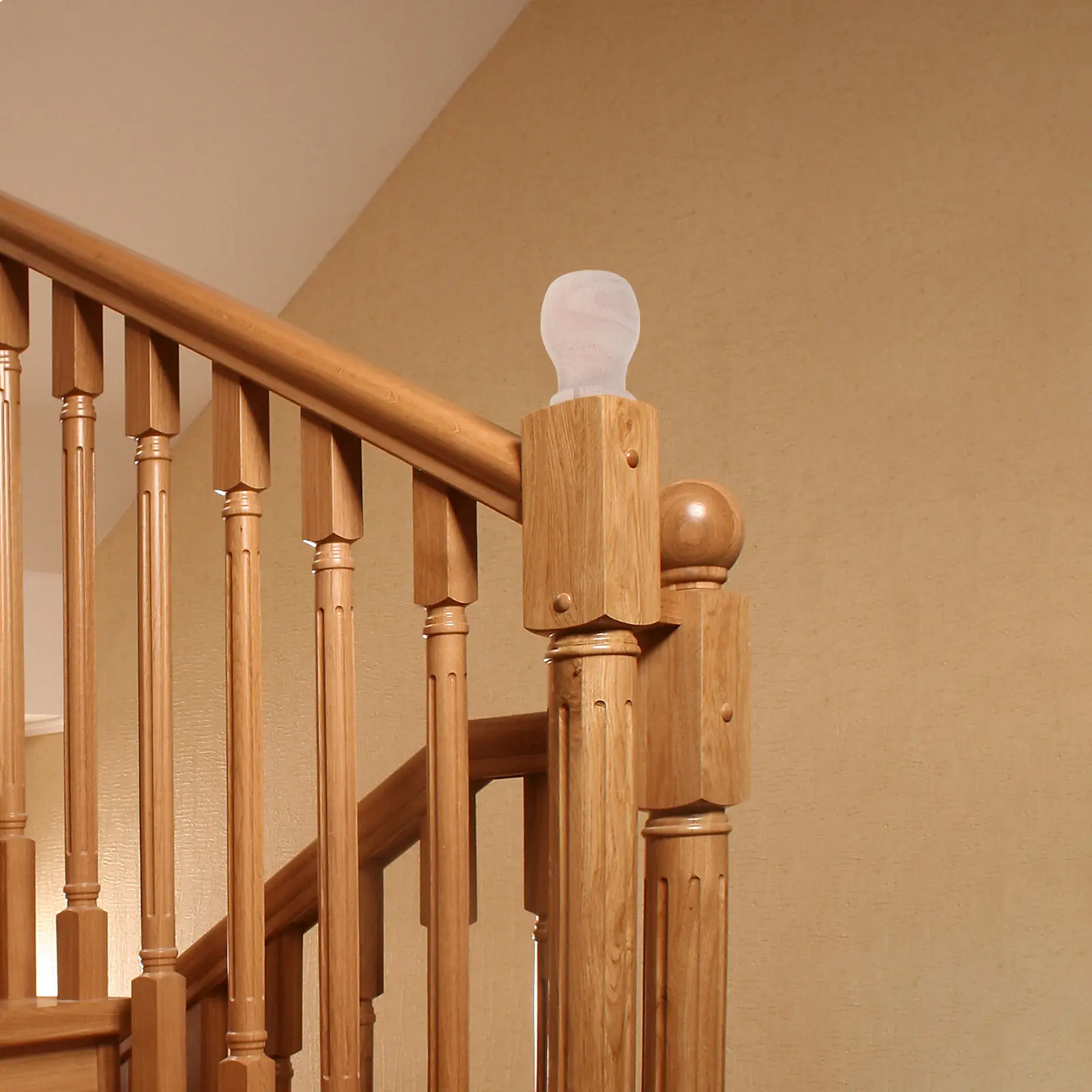 Premium 304 Staircase Support Post for Balcony Deck Stairs Railing System Easy Installation Weatherproof Stair Handrail