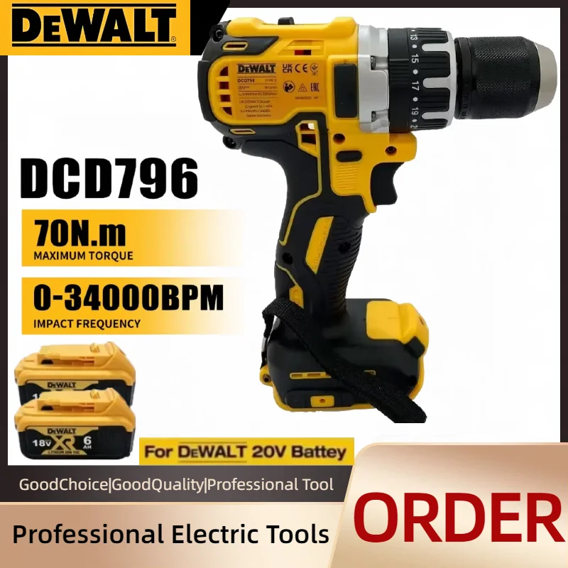 Taladro Atornillador de Impacto Inalámbrico Dewalt