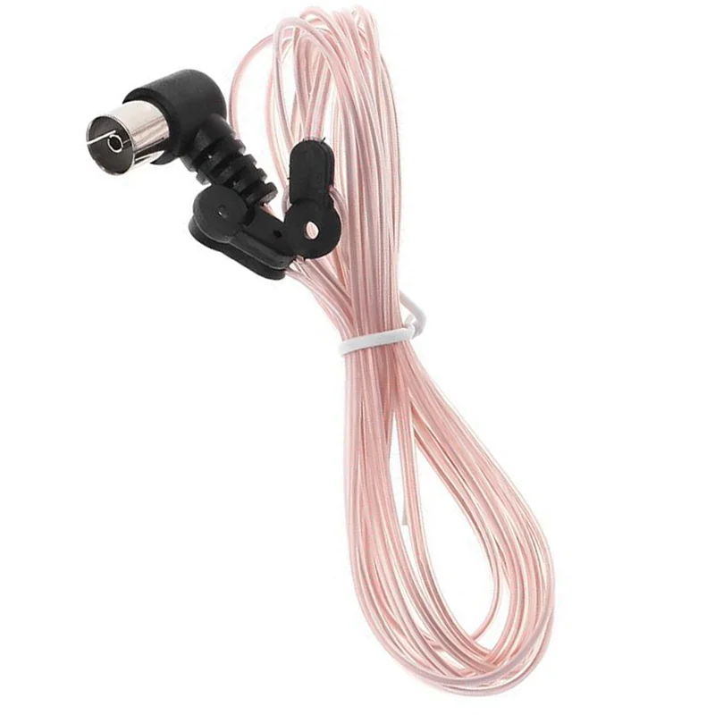 

A37T-2X New Hifi Indoor FM Radio Aerial Antenna 75 Ohm Home Theater Receiver FM Antennas