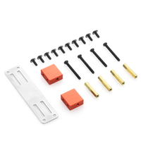 Metal Servo Fixed Mount Bracket Kit for WPL B14 B16 B36 C24 C34 1/16 RC Truck Car Upgrade Parts Accessories,RedB87B