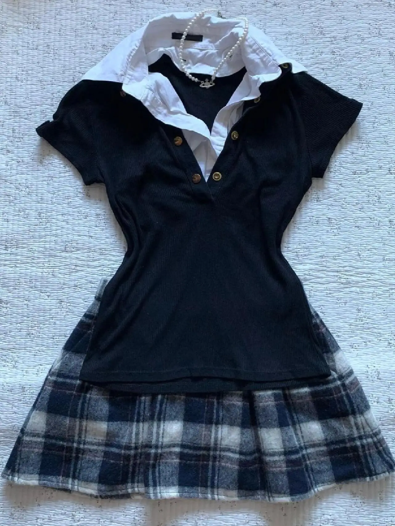 

Faionable Fake двухсекционная футболка женская летняя со съемным воротником Design Sensation Bla Top модный хлопок ort Sve V-Ne