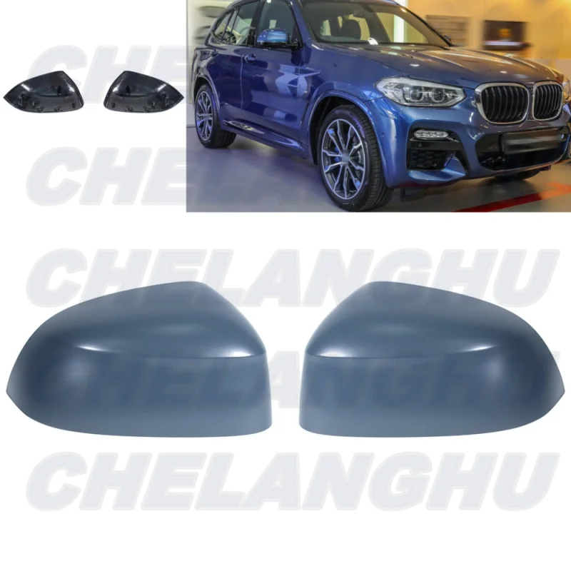 

For Bmw X3 G01 X4 G02 X5 G05 X6 G06 X7 G07 2019 2020 2021 1 Pair Primed Mirror Cover Cap Housing 51168496623 51168496624