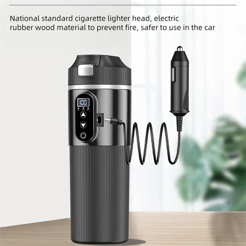 Excellent-Stainless Steel Heated Cup 500Ml Smart Temperature Control Touch Screen Insulated Cup For