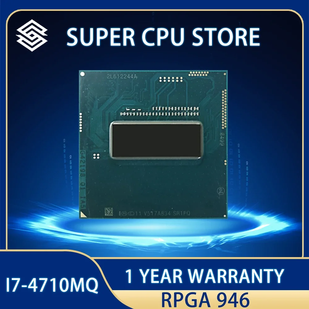 

Intel CPU i7-4710MQ SR1PQ 2,5G-3,5G официальная версия, отдельные детали I7 4710MQ rPGA946B