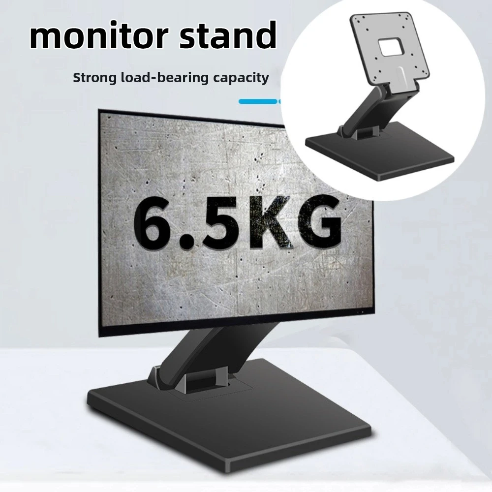 

Desktop Base Desktop Monitor Holder Folding Adjustable Computer Monitor Stand Portable Thickening Computer Booster Stand Office