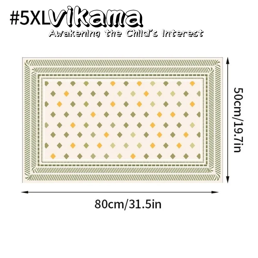 VIKAMA Bathroom Mat Non-Slip Absorbent Rug Suitable for Bathroom, Toilet, Shower Door Home Decor Soft and Washable Non-Slip