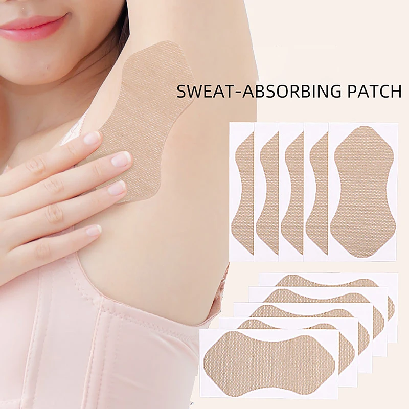 

10/20PCS Disposable Underarm Sweat Pads - Summer Anti-Perspiration Stickers with Deodorant Absorption