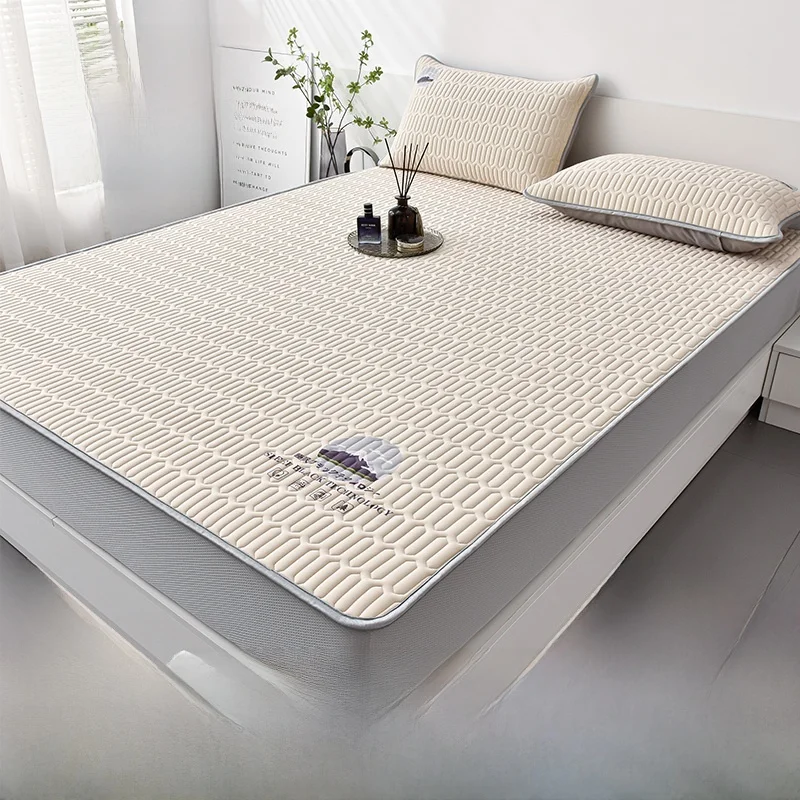 tapis-de-refroidissement-en-latex-de-soie-glacee-d'ete-ensemble-de-pieces-en-t-auvent-de-lit-pour-etudiant-simple-echauffement-climatisation-domestique