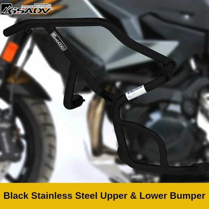 Motorcycle Tank Crash Protection Bar Fairing Bumper Guard Frame Falling Protector Upper Lower Guard Bar for BMW F900XR