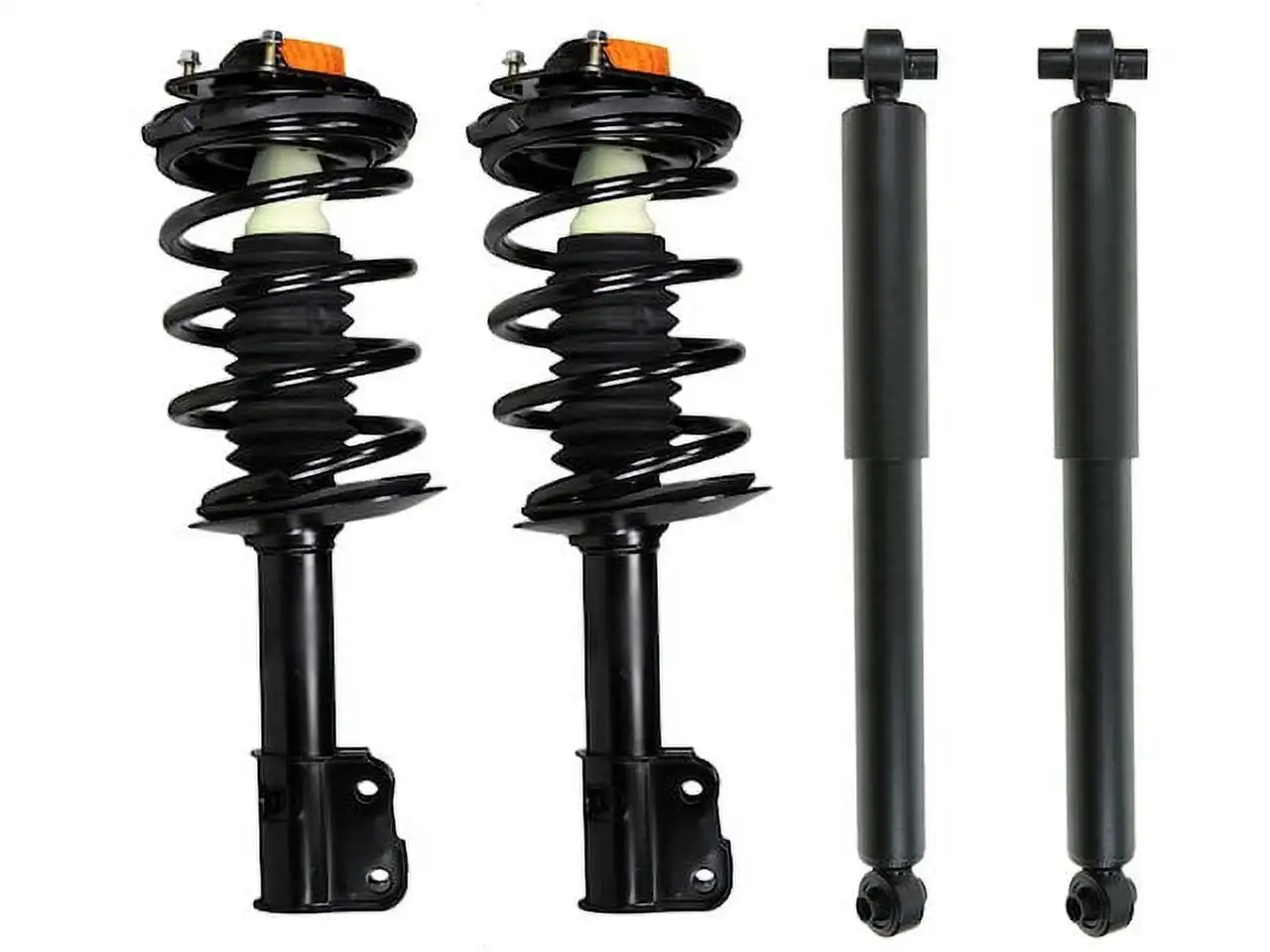 Front and Rear Shock Strut and Coil Spring Kit 4 Piece - Compatible with 2001 - 2010 Chrysler PT Cruiser 2002 2003 2004 2005 200