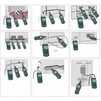 MS6818 Professional Cable Tester 12-400V AC/DC Metal Pipe Finder Wall Underground Inspect Interruption Short Circuit Detection