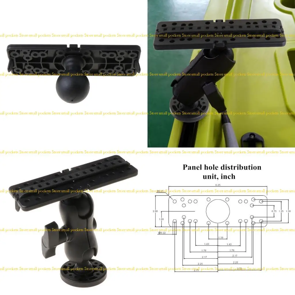 

R1WD Поворотное шаровое крепление на 360 градусов GPS-электронный кронштейн для эхолота
