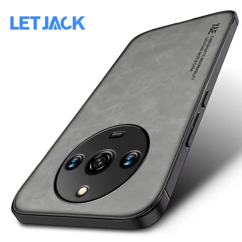 

Fashion Leather Magnetic Phone Case For Realme 11 10 Pro Plus Camera Protection Case For Realme 9i C55 C53 Silicone Back Cover