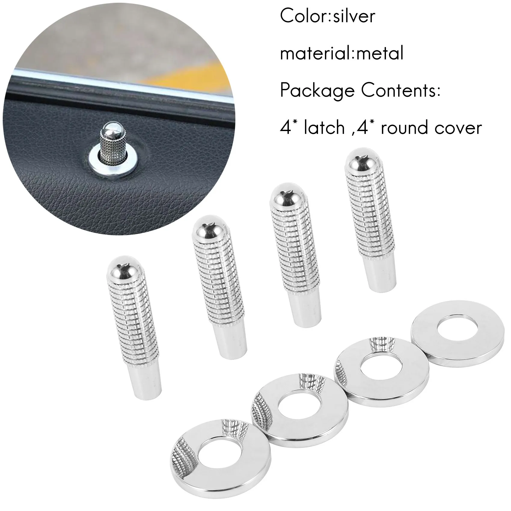 Durable-Car Modified For Mercedes Benz C W205 C63 Glc X253 Coupe C292 Amg E W213 Class Door Bolt Lock Pin Accessories