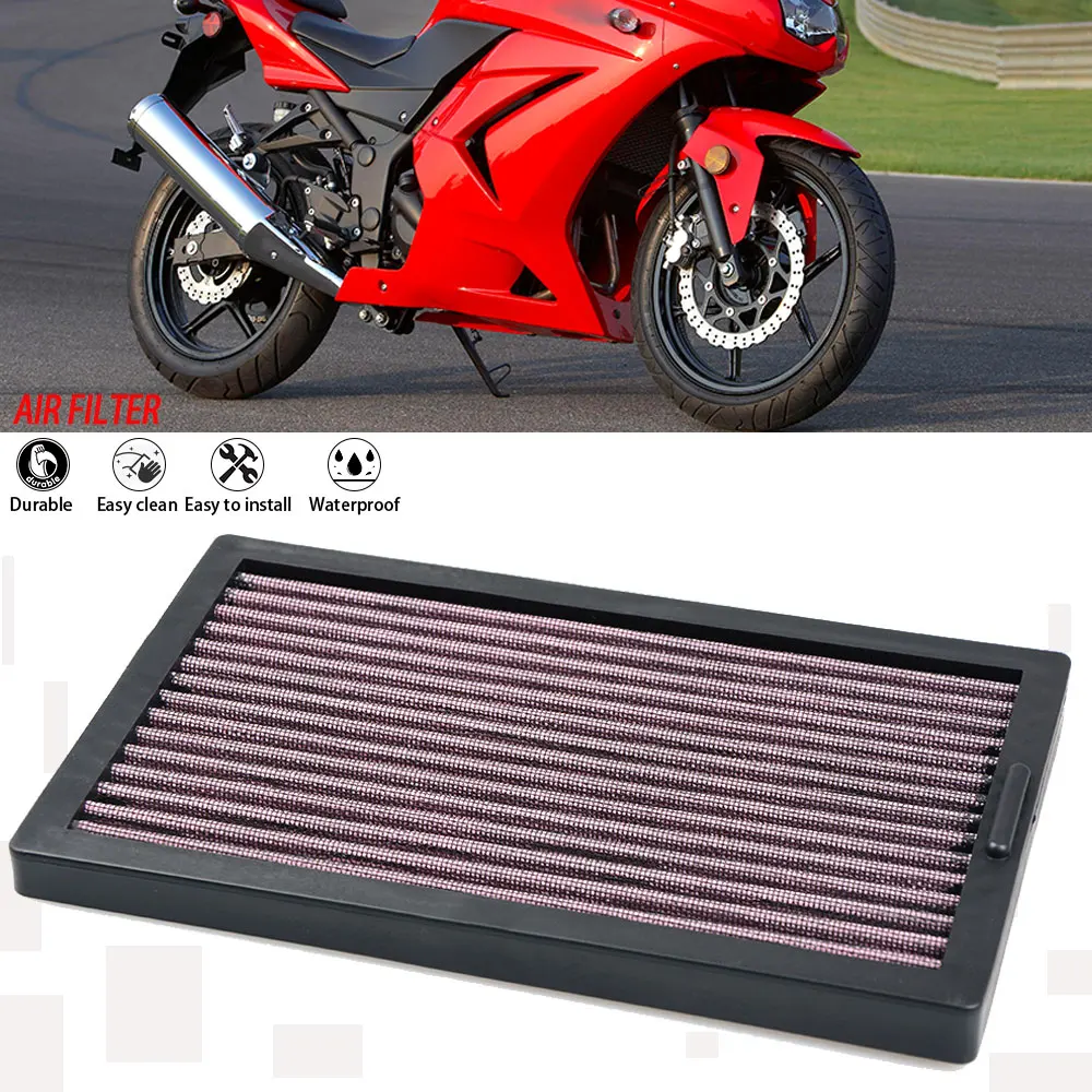 For KAWASAKI NINJA 250 250R 300 ABS Z300 Ninja250 2008-2012 Ninja250R Ninja300 2013-2016 EX300 Motorcycle Air Filter Accessories