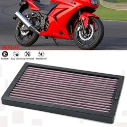 For KAWASAKI NINJA 250 250R 300 ABS Z300 Ninja250 2008-2012 Ninja250R Ninja300 2013-2016 EX300 Motorcycle Air Filter Accessories