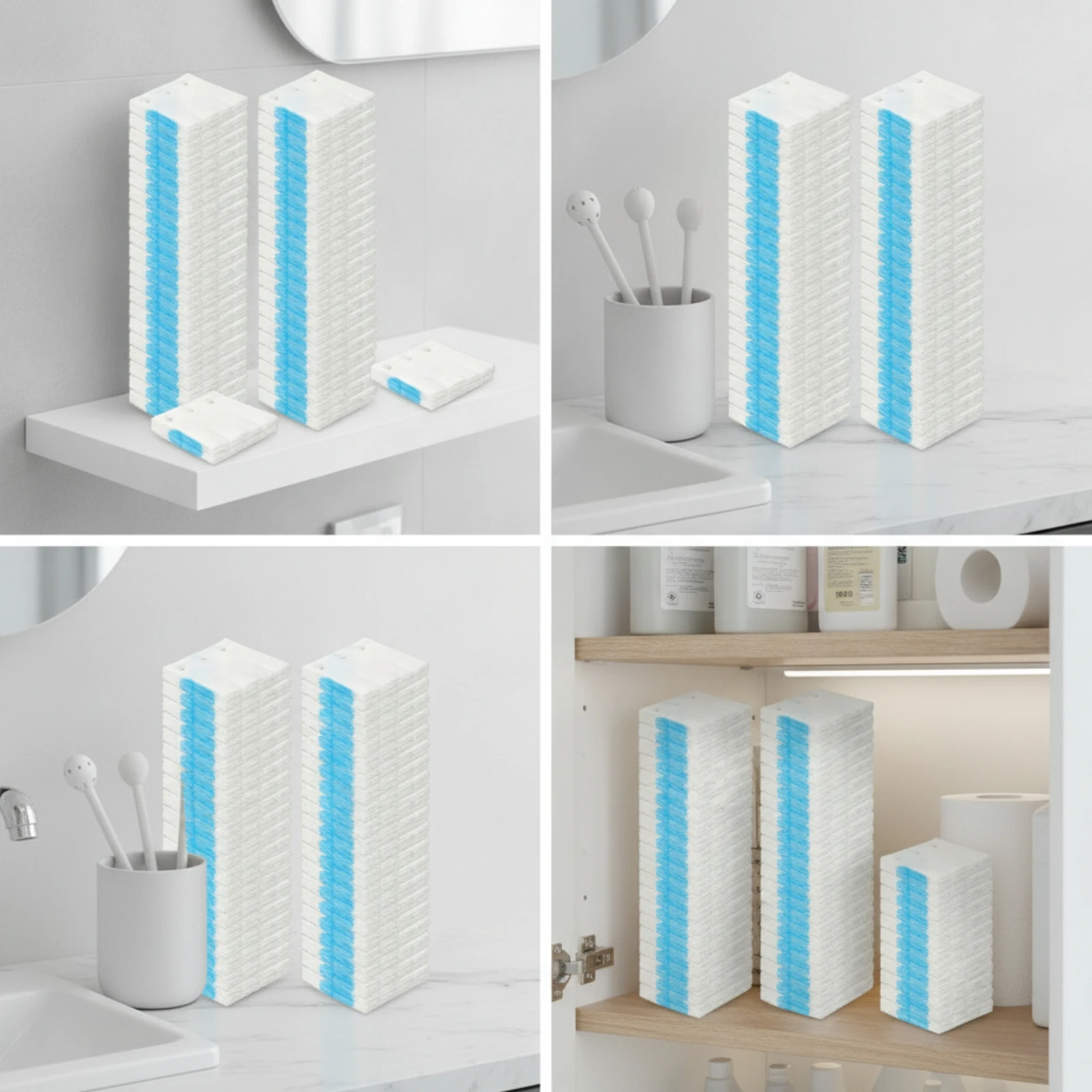 36 Pieces Toilet Cleaner Refill Pad Value Pack Disposable Toilet Refill Pad Concentrated Strong for Bathroom