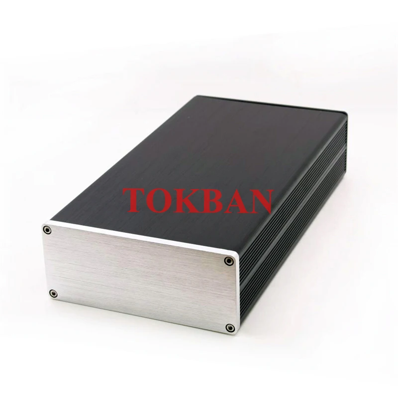 Tokban Audio 1306 131*55*249mm Aluminum Power Amplifier Chassis Enclosure DIy Headphone Amp DAC Decoder Case Shell